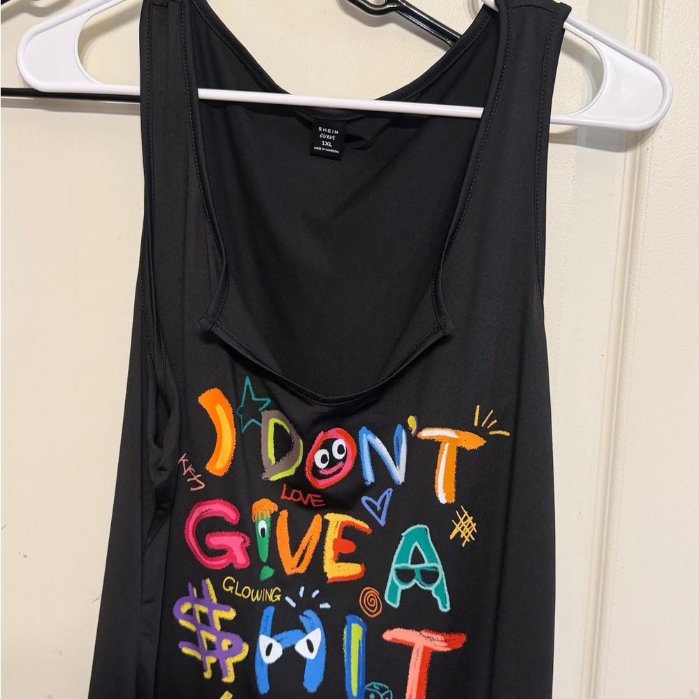 SHEIN Curve Charcoal Top
